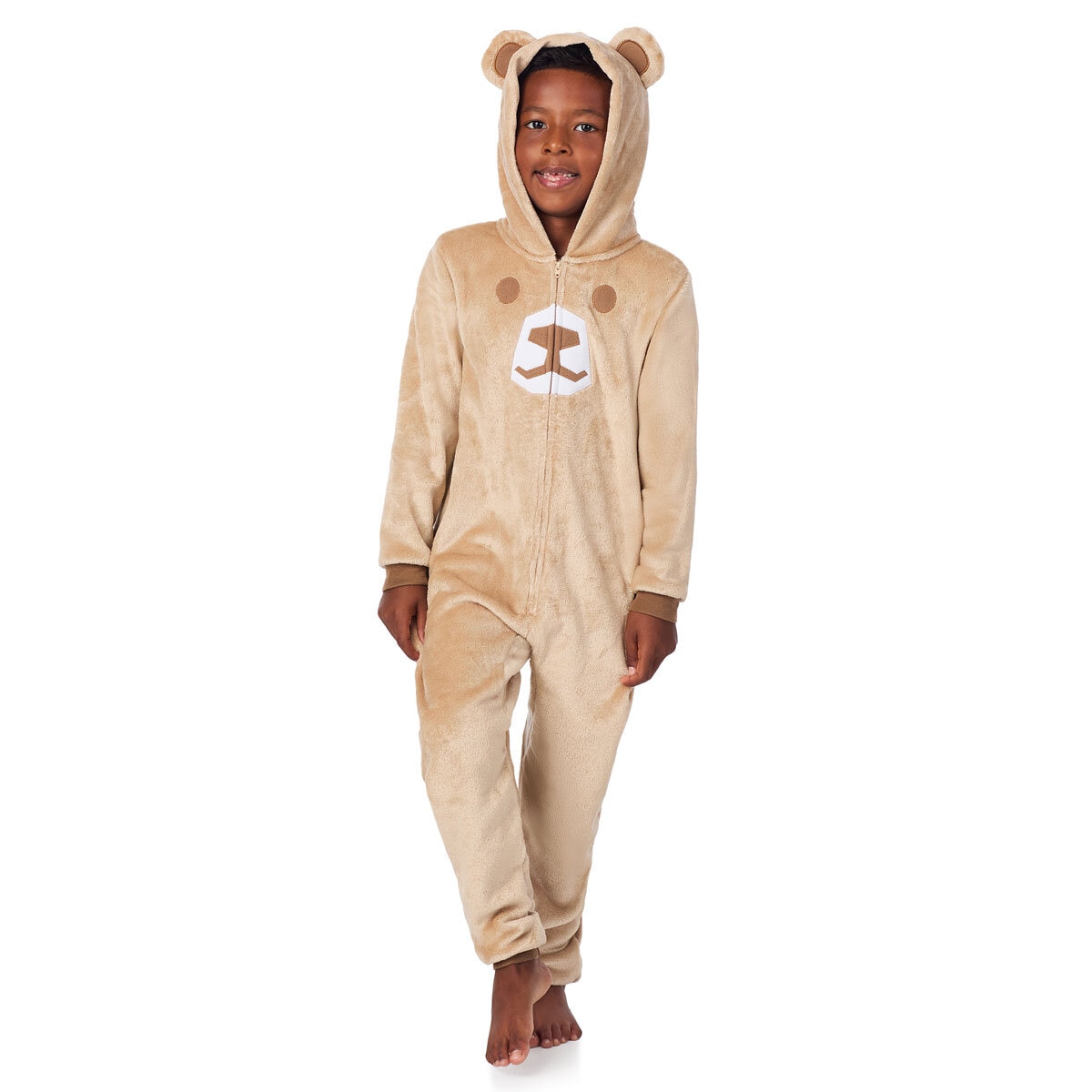 St Eve Youth Plush Onesie in Bear