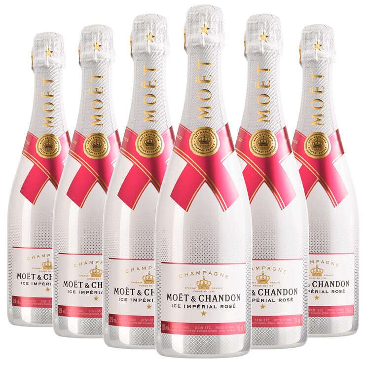 Moët & Chandon Ice Imperial Rosé NV Champagne, 6 x 75cl | Costco UK