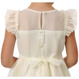 Jona Michelle Girls Dress in White