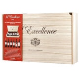 L'Excellence Bordeaux Wooden Gift Box 6 x 75cl