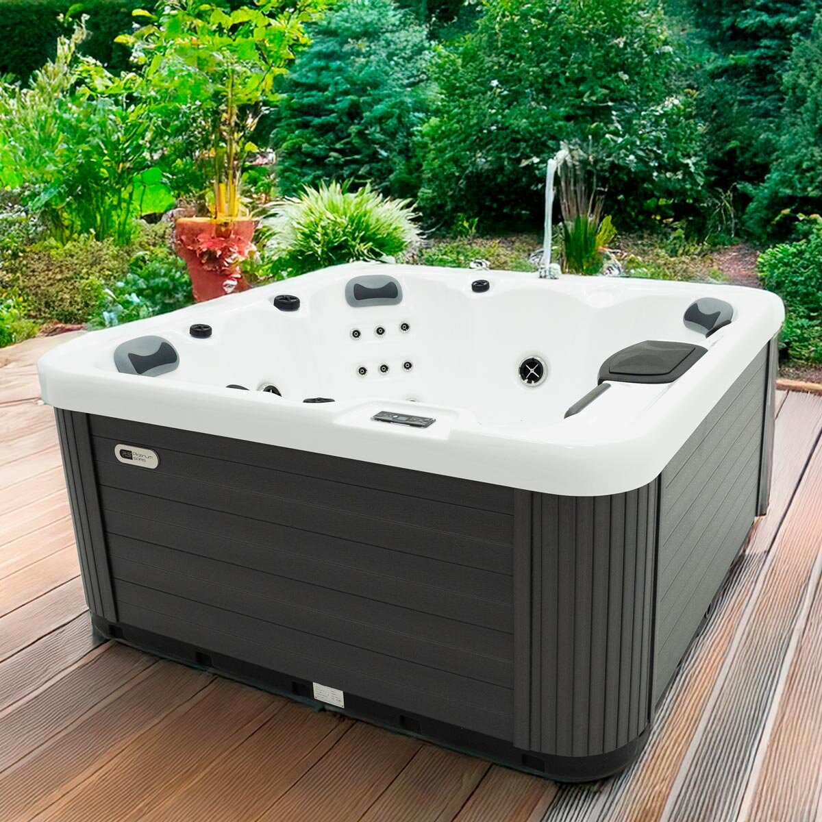 Miami Spas Monterey 34-Jet 5 Person Hot Tub in Pure White - Delivered and Installed