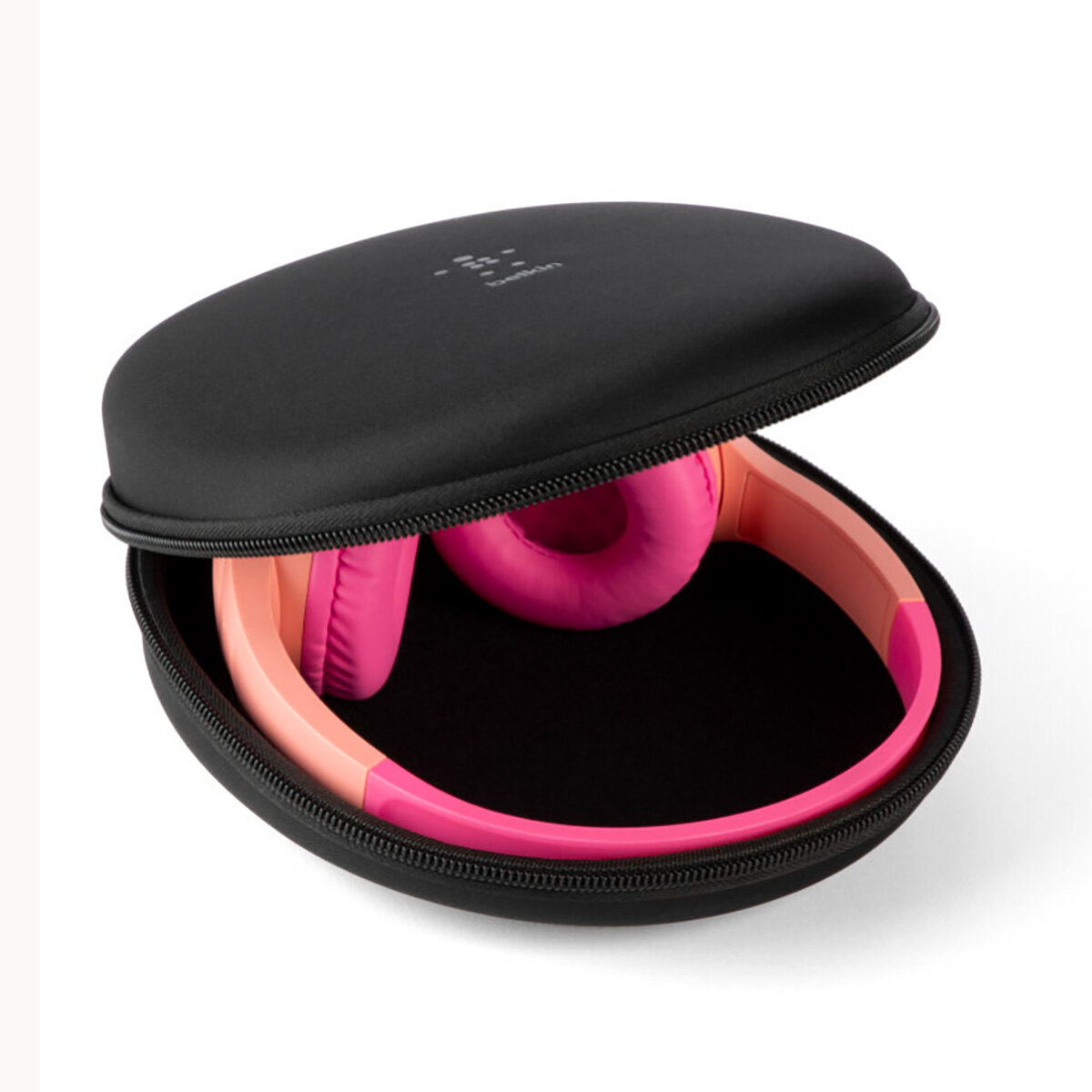 Pink headphone case