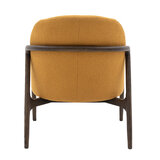 Gallery Allegra Ochre Fabric Armchair