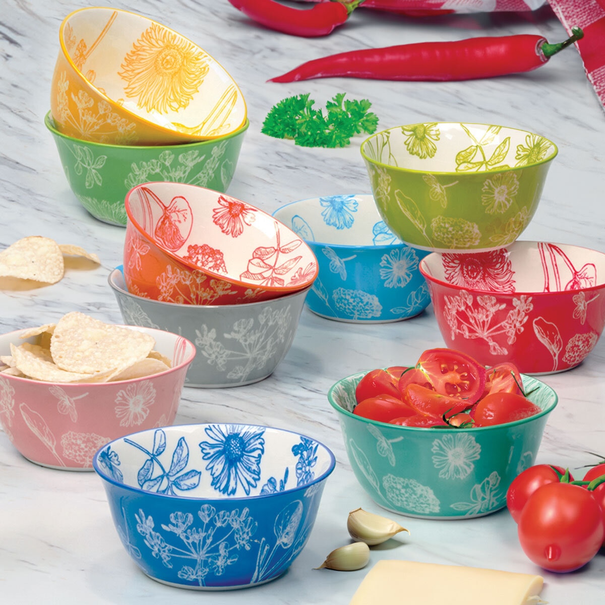 Botanical Bowl Set 10pk