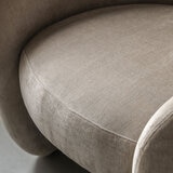 Gallery Curvo Cream Fabric Armchair