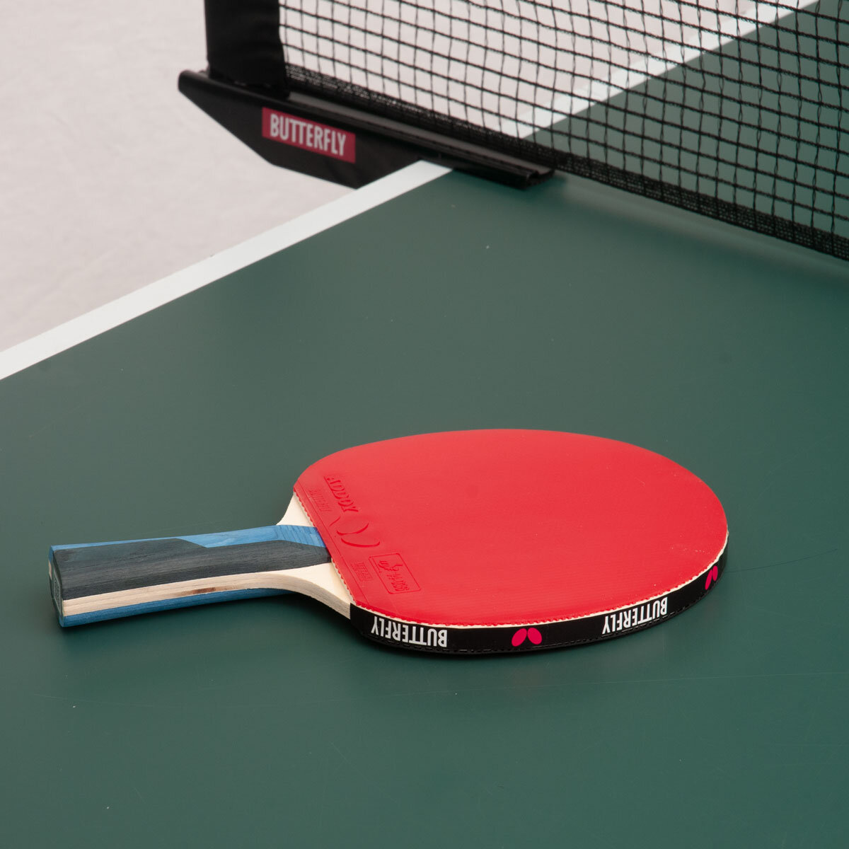 Butterfly Timo Boll Sapphire Indoor Table Tennis Bat and Ball Set