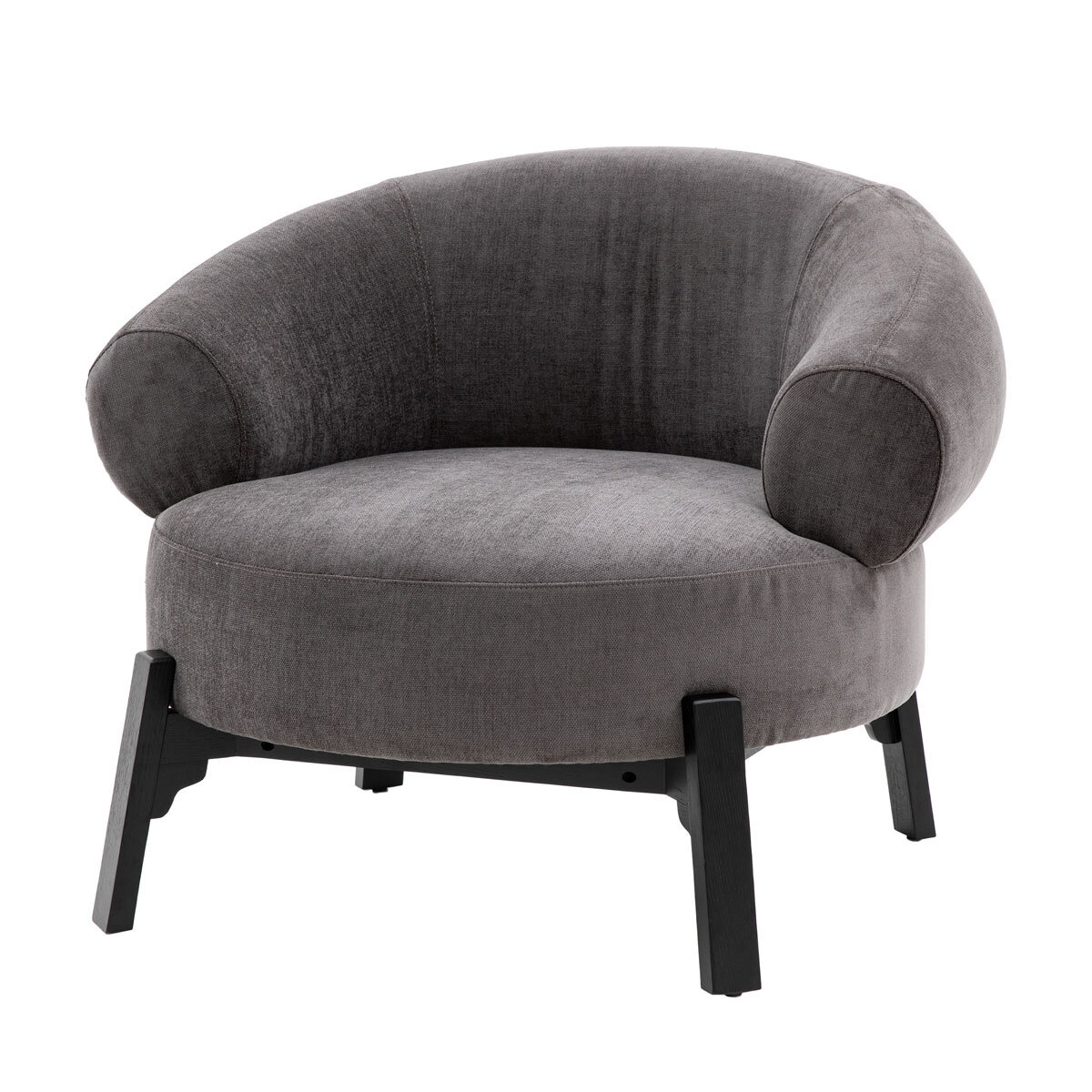 Gallery Ardo Grey Velvet Armchair