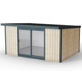 Installed Green Retreats Basebox Garden Room 4.9m x 3.6m