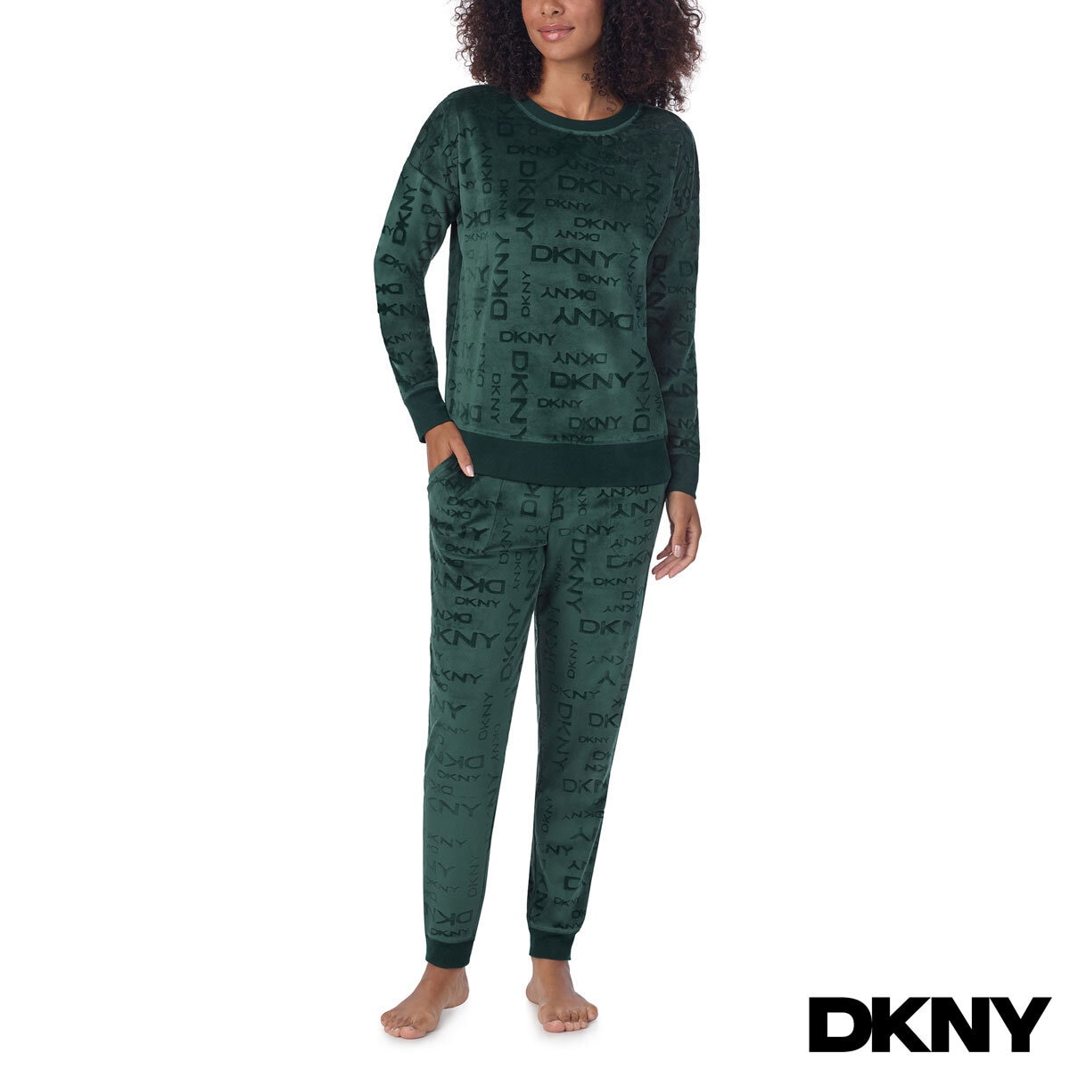 Dkny velour loungewear sale