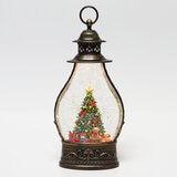 Holiday Scene Lantern In Christmas Tree Scene cut out image