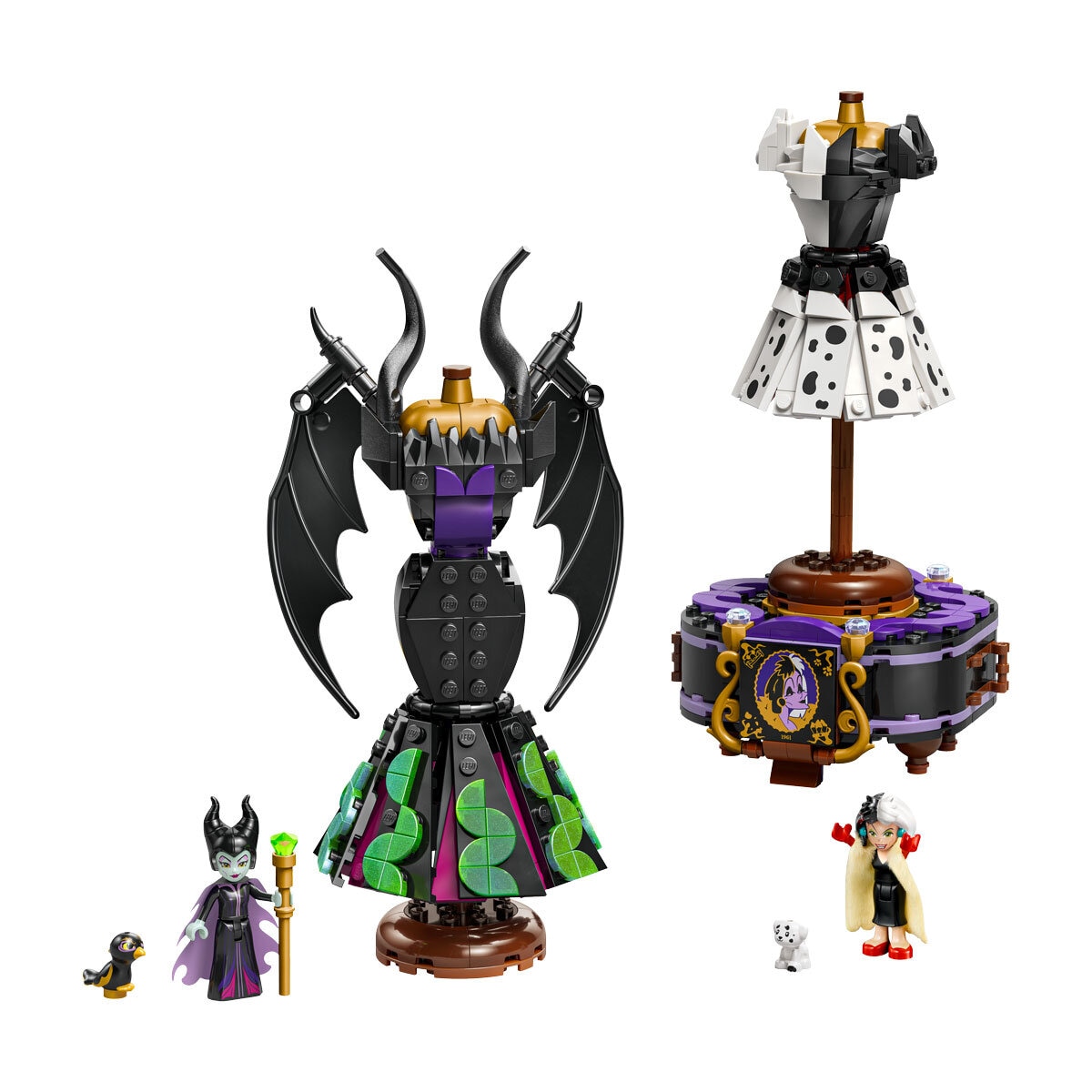 LEGO Disney Maleficent's and Cruella De Vil's Dresses - Model 43262 (9+ Years)