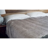 Dreamland Faux Fur Heated Throw in Zebra on Costco.co.uk