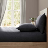 Lazy Linen 100% Washed Linen Fitted Sheet in 3 colours