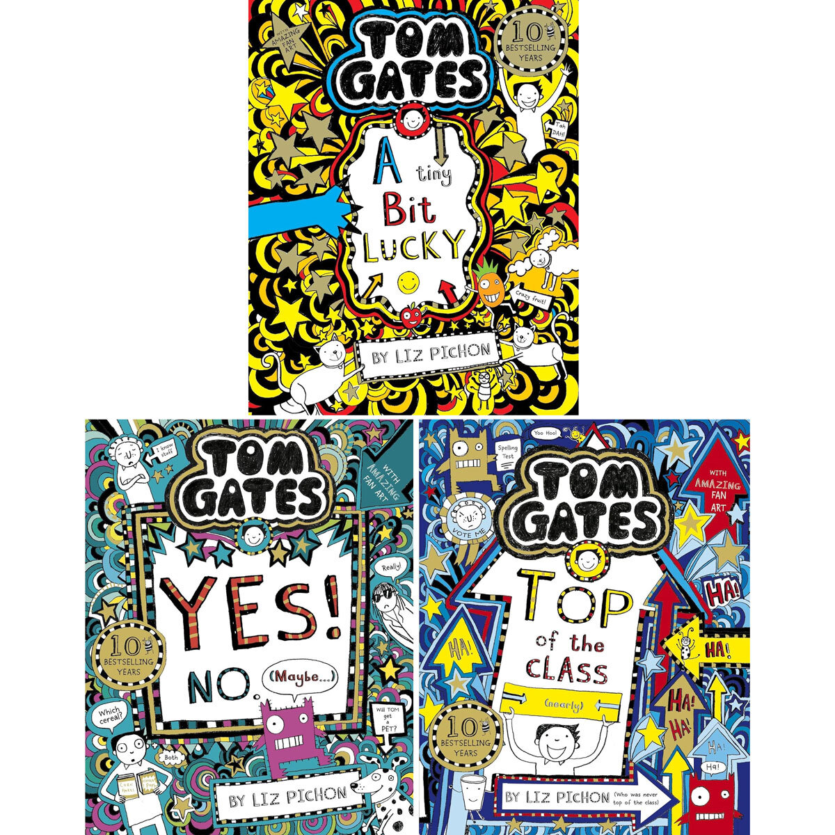Tom Gates 3 Book Set 2