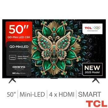 TCL 50C6K 50 Inch Mini LED Smart TV TCL 50C6K 50 Inch Mini LED Smart TV