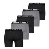 Puma Men's Boxer Brief 5 Pack in Black