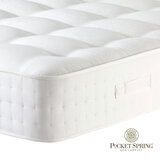 Pocket Spring Bed Company Pemberley Mattress & Light Grey Divan with 4 Drawers