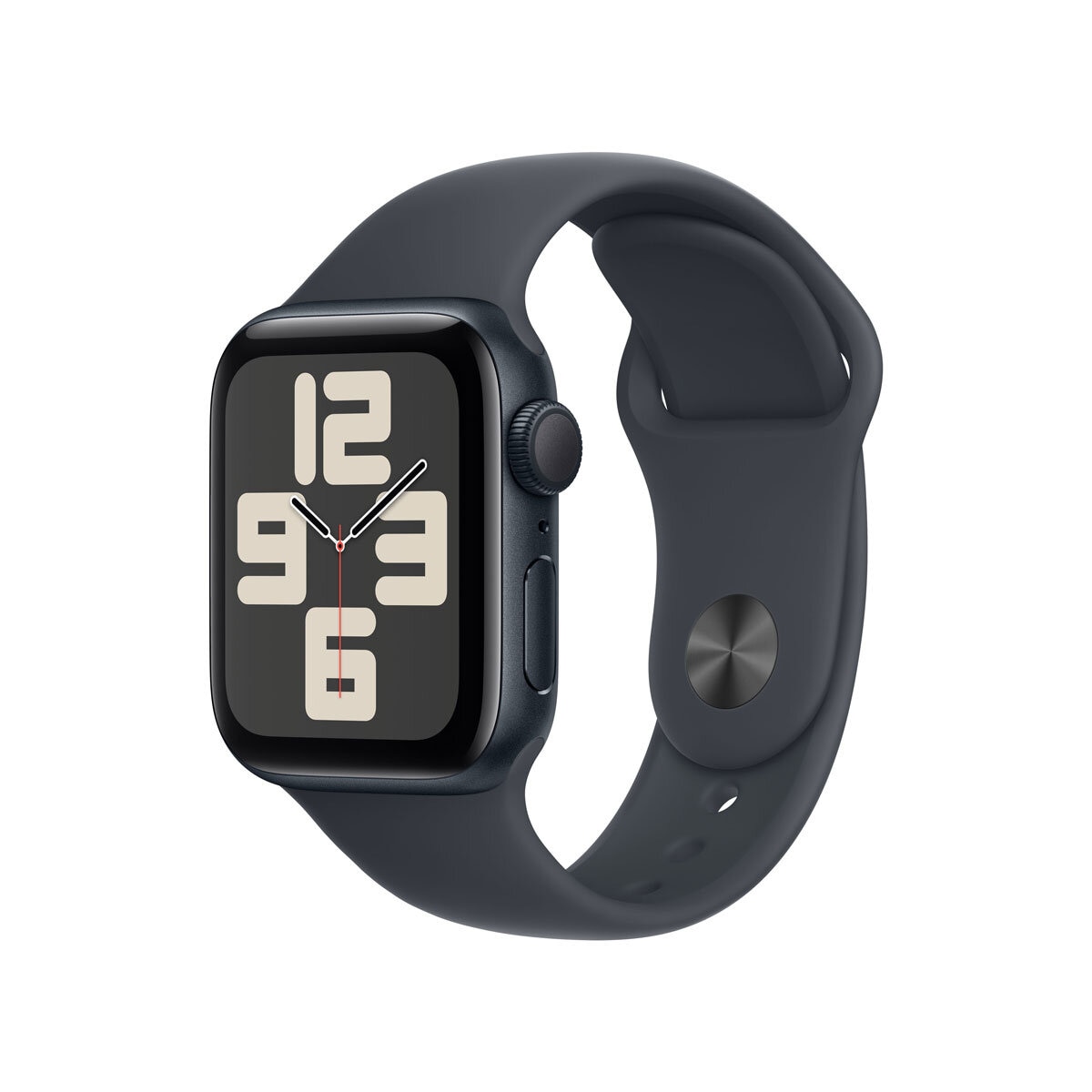 Apple Watch SE GPS, 40mm Midnight Aluminium Case with Sport Band