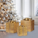 1.3ft ( 41.9cm) Set of 3 LED Holiday Boxes