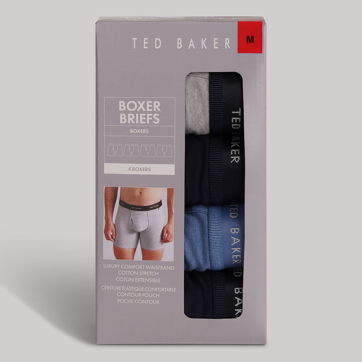 Ted Baker Men's Boxer Shorts, 4 Pack