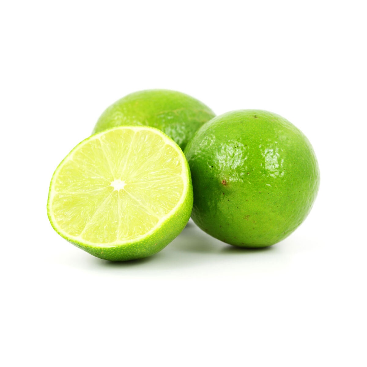 Image of 2 whole lines and 1 lime cut in half Image of 2 whole lines and 1 lime cut in half