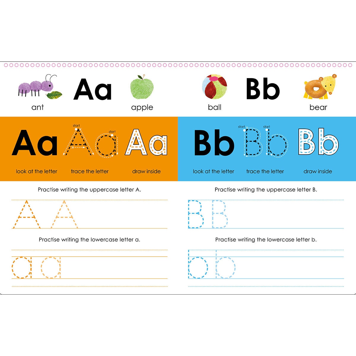 Giant Spiral Wipe-Clean Workbook: ABC 123 & Create Your Own