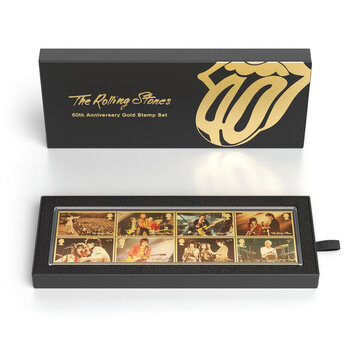 The Rolling Stones Gold Royal Mail® Stamp Set