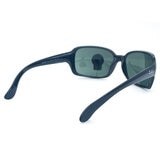 Rayban Black Sunglasses with Green Lenses, RB4068 601