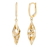 14kt Yellow Gold Twist Earrings