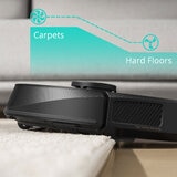 Image showing Eufy X8's ability to go from carpet to hardfloor