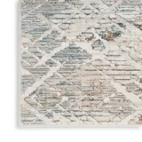 Glitz Grey Abstract Area Rug, 160 x 220 cm