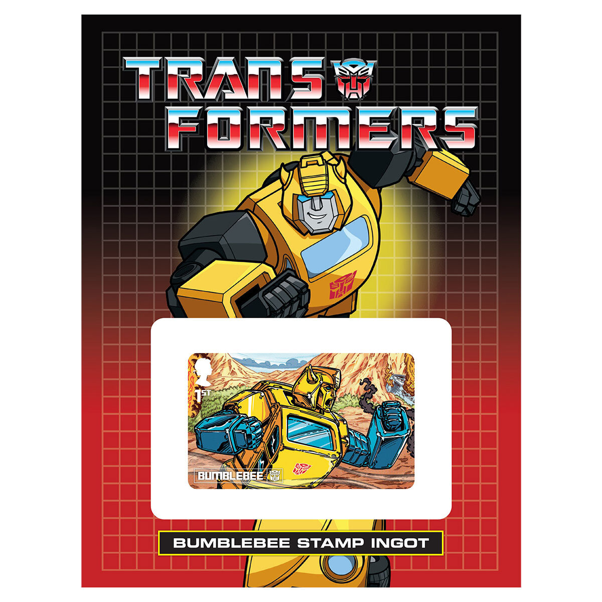 Transformers Bumblebee Royal Mail Stamp Ingot Costco UK