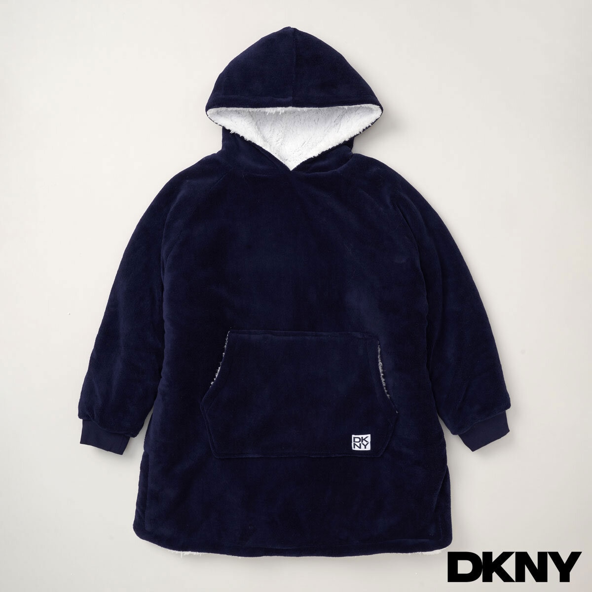 DKNY Kids Oversized Hoodie in Navy