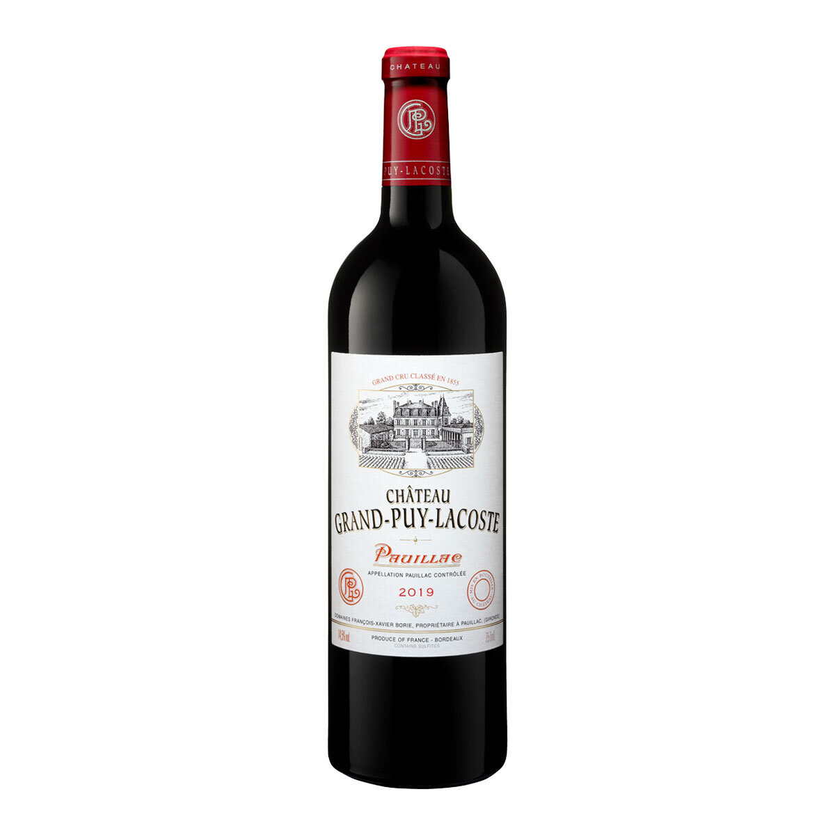 Chateau Grand Puy Lacoste Pauillac GCC 2019, 12 x 75cl