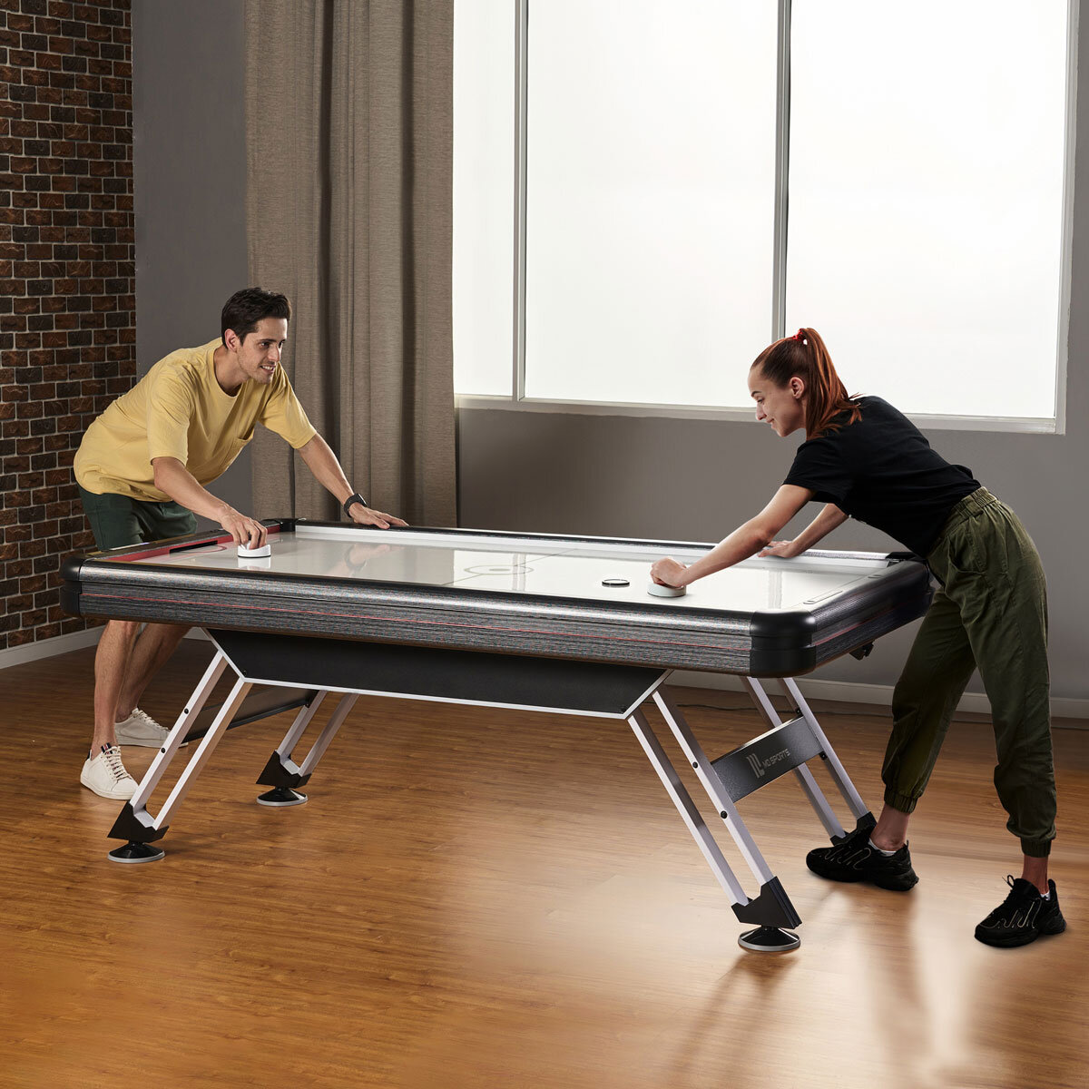 MD Sports 7.4ft (2.3m) Air Hockey Table