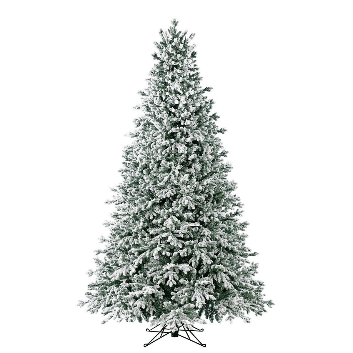 Buy 7.5ft Pre-Lit Glitter Flocked Aspen Tree Overview Image at Costco.co.uk