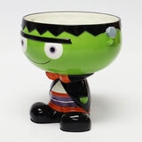 Halloween Candy Bowl in Green cut out image