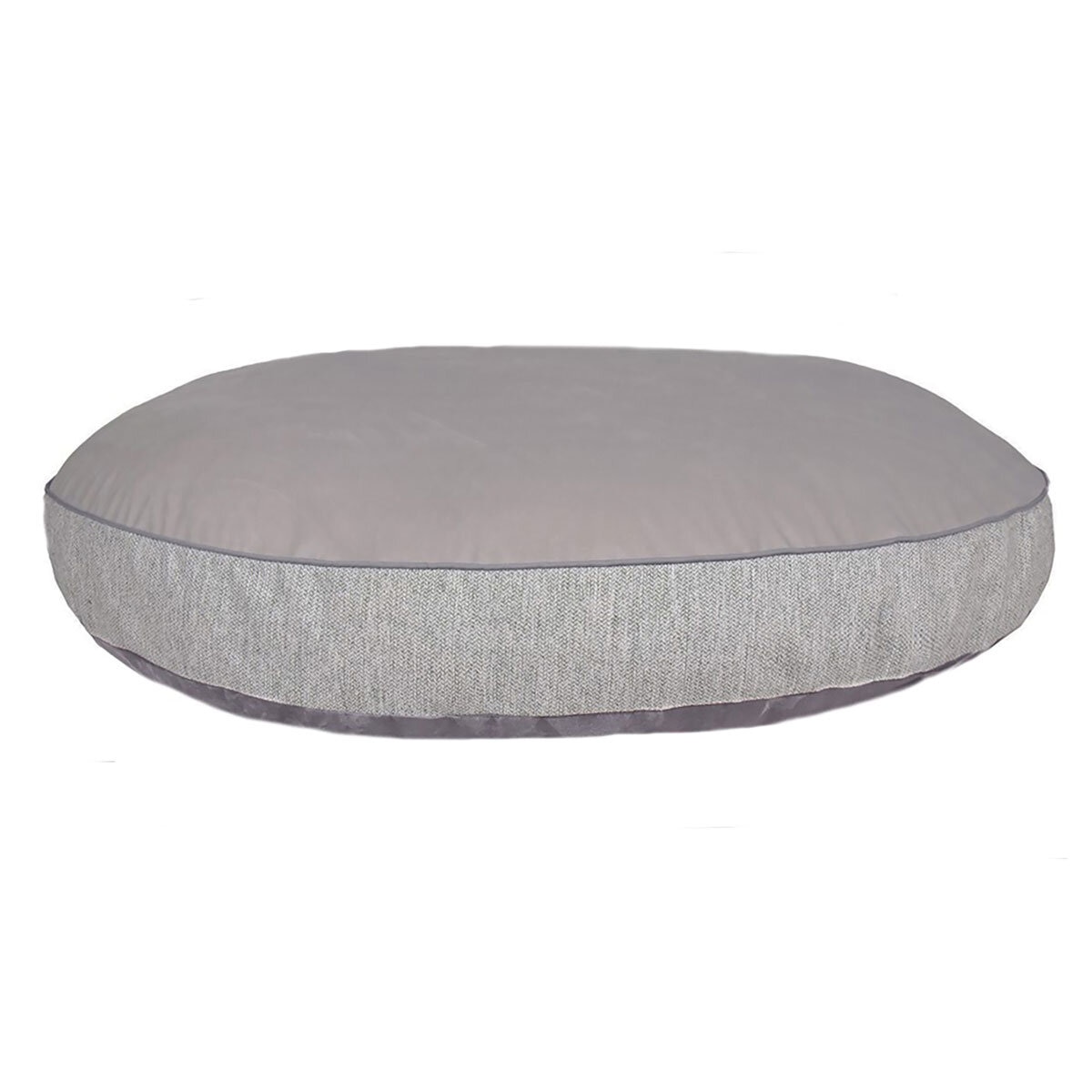 Kirkland Signature 42" (106.7 cm) Round Pet Bed in Grey Chevron