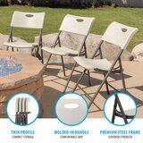 Lifetime Light Commercial Folding Chair with Carry Handle