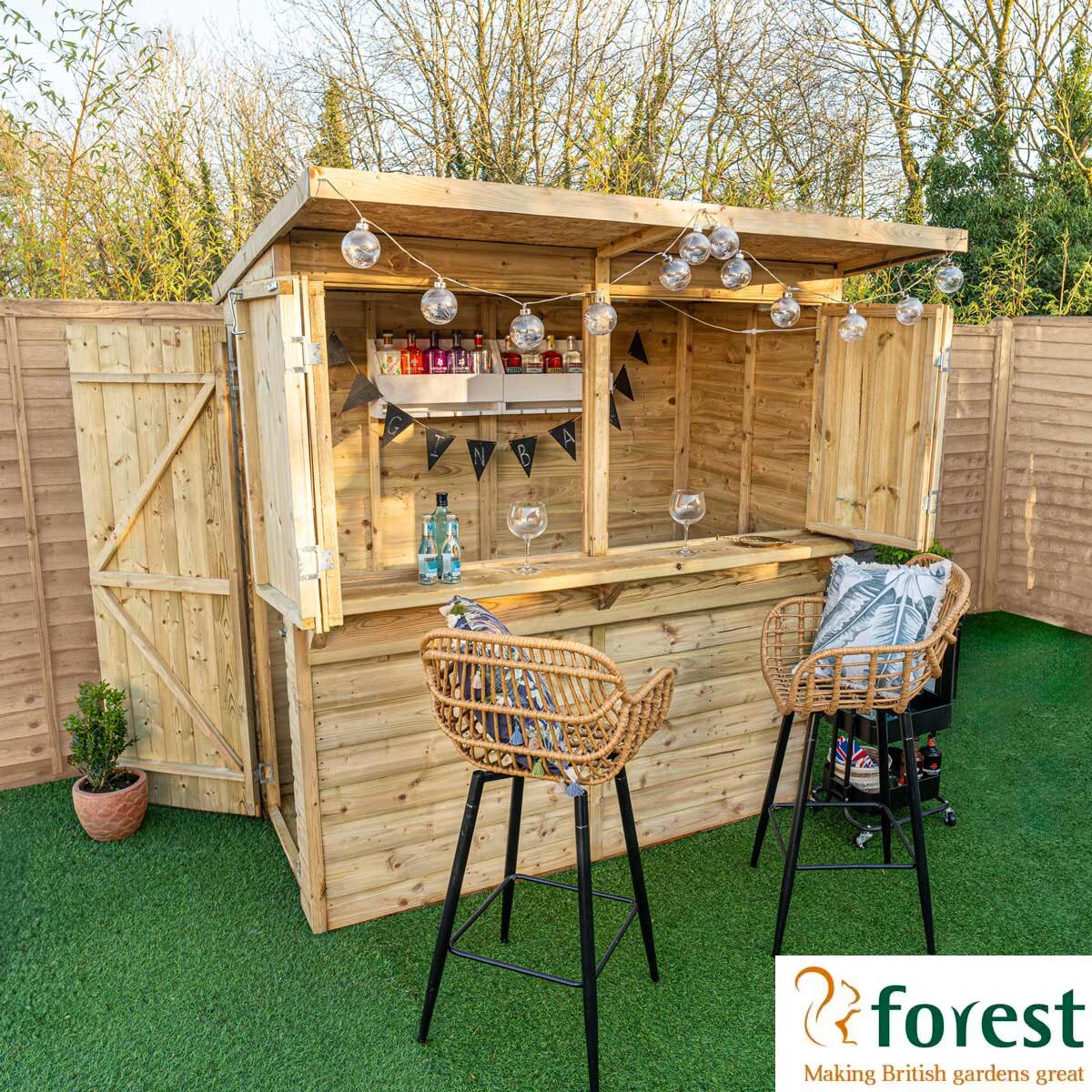 Forest Garden Bar Shed