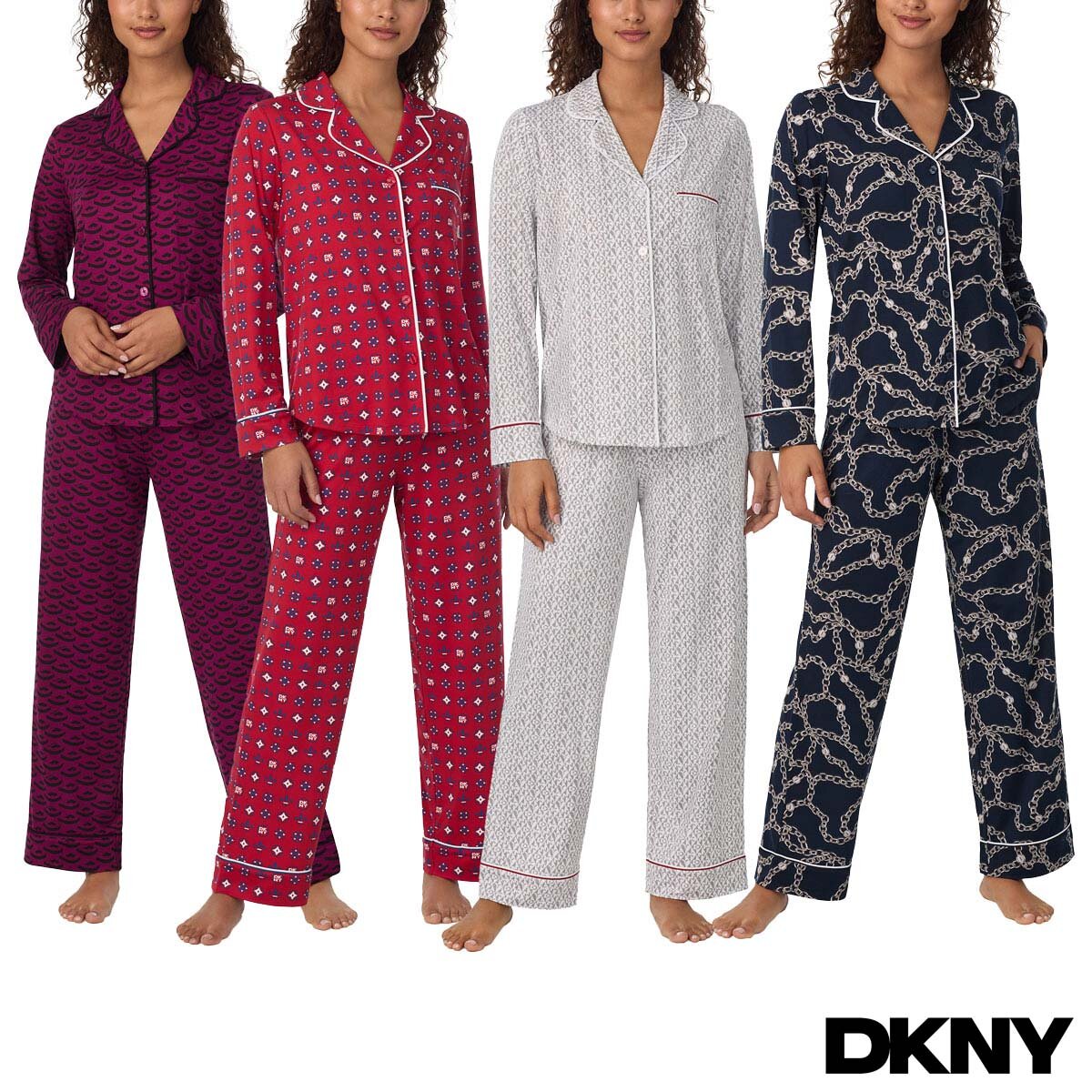 DKNY Notch Collar Pyjama Set