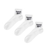 Reebok Unisex Core Ankle Socks 6 Pack in White