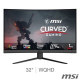 MSI G32CQ4 E2 32 inch WQHD 165Hz VA Curved Gaming Monitor, 9S6-3DB51T-035 at costco.co.uk