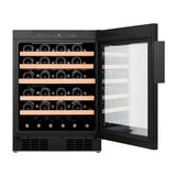 Hisense RW3N132GSLF, 46 Bottle Freestanding, Single Zone Wine Cooler, F Rated in Black