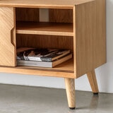 Gallery Milano Oak Entertainment Unit for TV's up to 55"