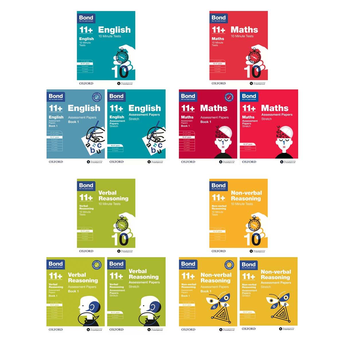 Bond 11+ Assessment Papers 3 Pack, Age 10-11