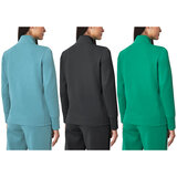 Mondetta Ladies Ribbed Zip Sweatshirt in 3 Colours & 4 Sizes