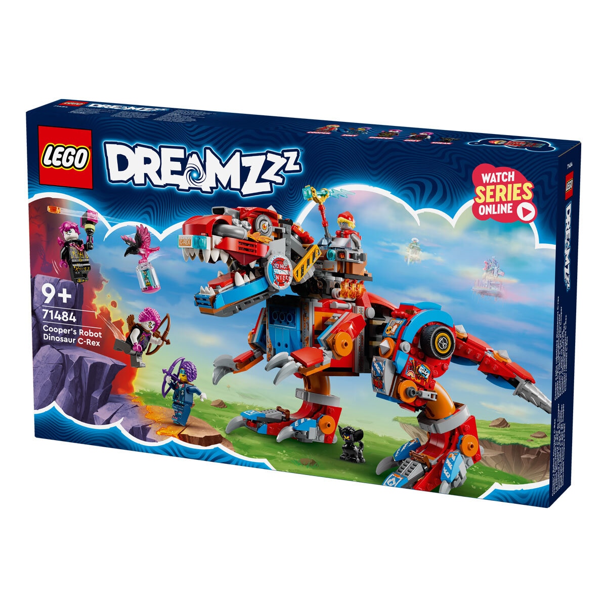 Lego DREAMZzz Cooper's Robot Dinosaur C-Rex box image