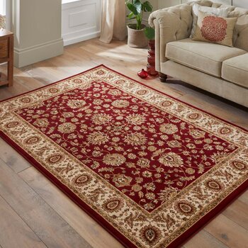 Concept Looms Grand Heritage Red Rug, in 2 Sizes Concept Looms Grand Heritage Red Rug, in 2 Sizes