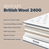 Silentnight British Wool 2400 Mattress